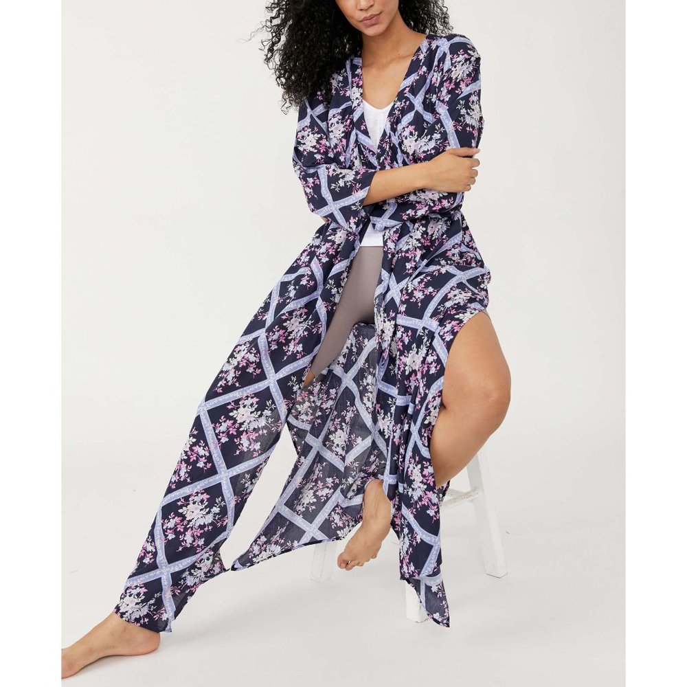 🎉LAST CHANCE🎉 NWT Free People I'm The One Robe / Midnight Combo - Picture 5 of 7